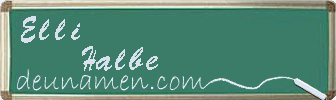 Elli Halbe Visitenkarte